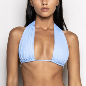 Novah Swimwear Freya Bikini Top in Cloud Ecoluxe, Size S​​​​​​​​​